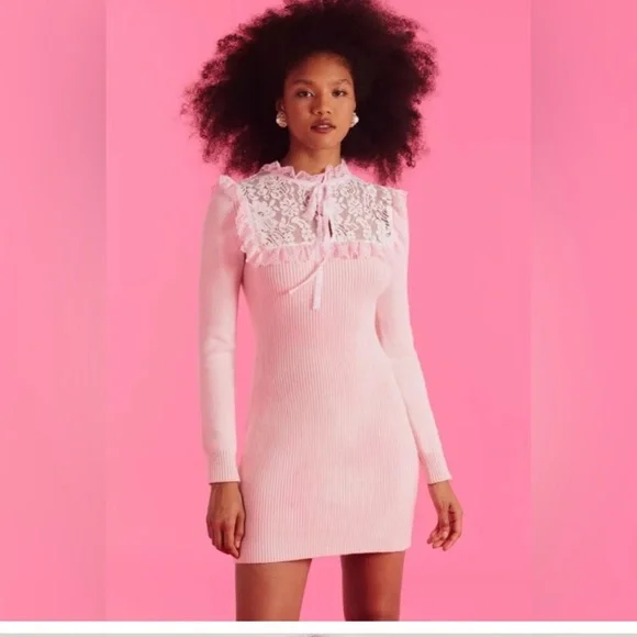 NWT! LOVESHACKFANCY Bellini Dress in Blush Tutu S - Picture 4 of 7